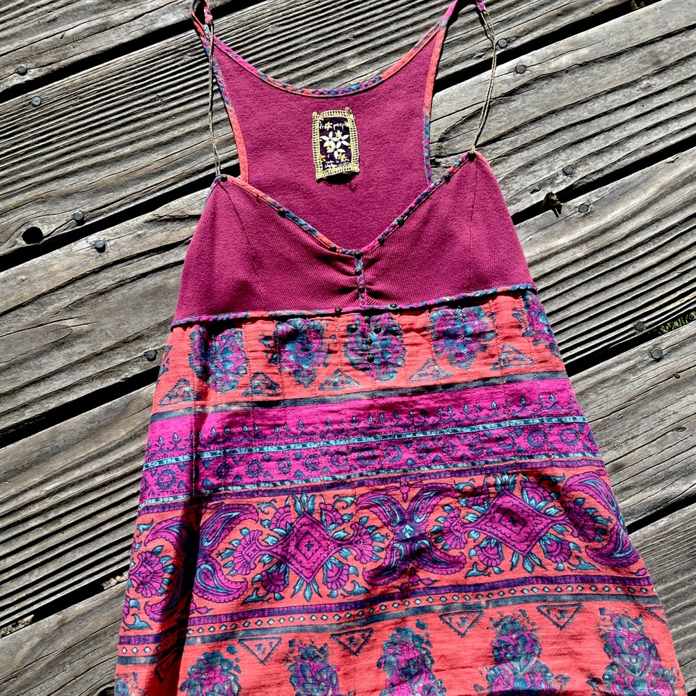 Free People tank - bright and super cute